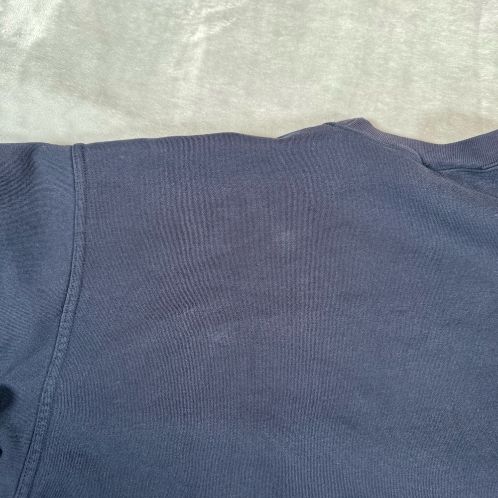Vintage Levis Strauss Embroidered Sweatshirt Womens L (Fits 1X) Faded Blue READ! - Picture 8 of 11
